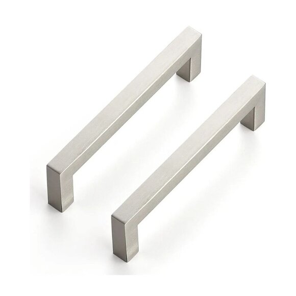 Ravinte 30 Pack 5 Inch Kitchen Square Cabinet Handles Brushed Nickel Drawer Pull - Picture 1 of 9